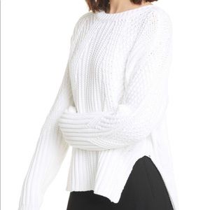 Vince Mixed Rib Crew Sweater